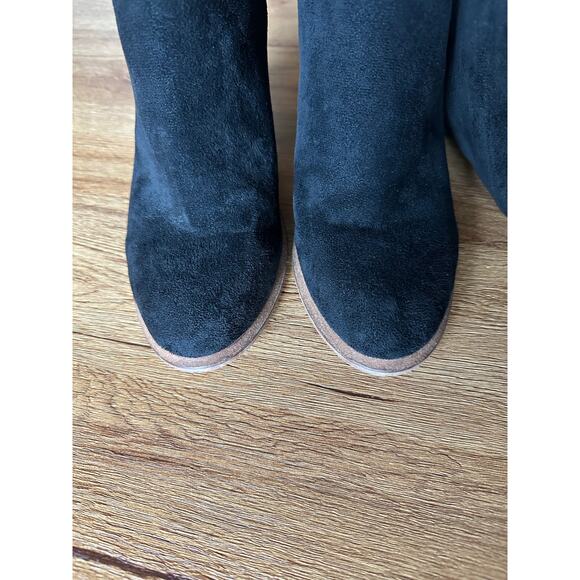Mi.iM Knee High Block Heel Suede Boots Size 9 - Picture 2 of 6